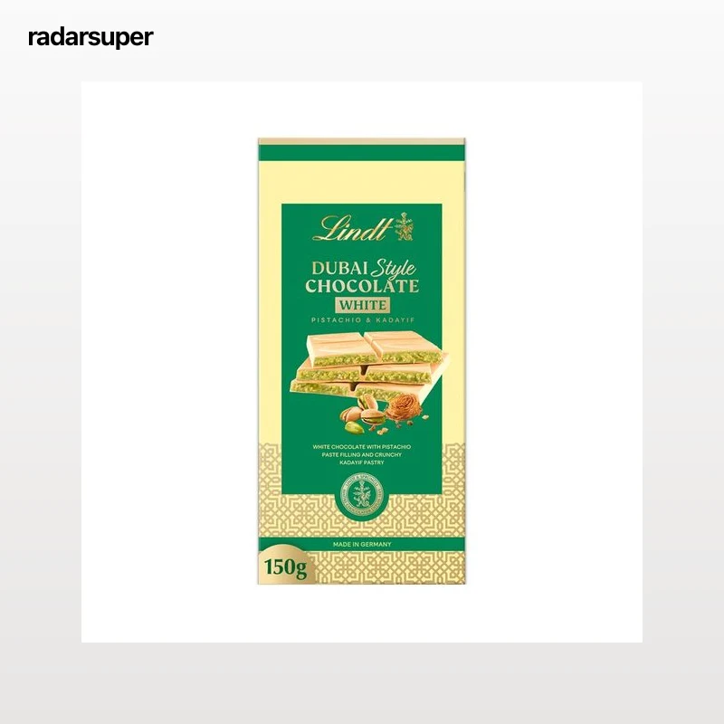 LINDT Chocolate blanco Dubai Style 150 g.