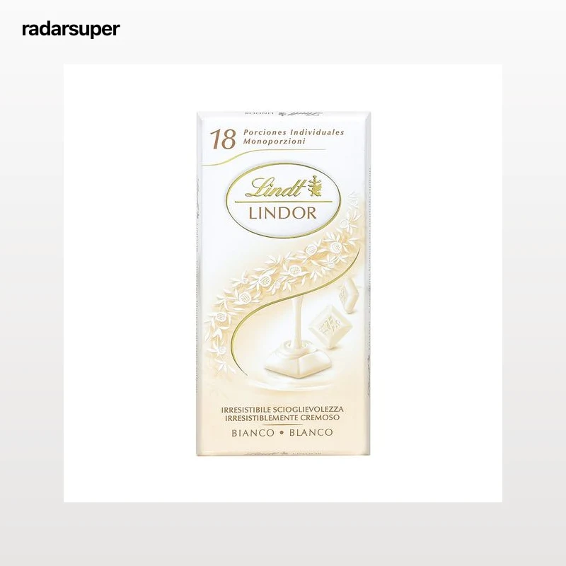 LINDT Chocolate blanco con relleno cremoso 100 g.