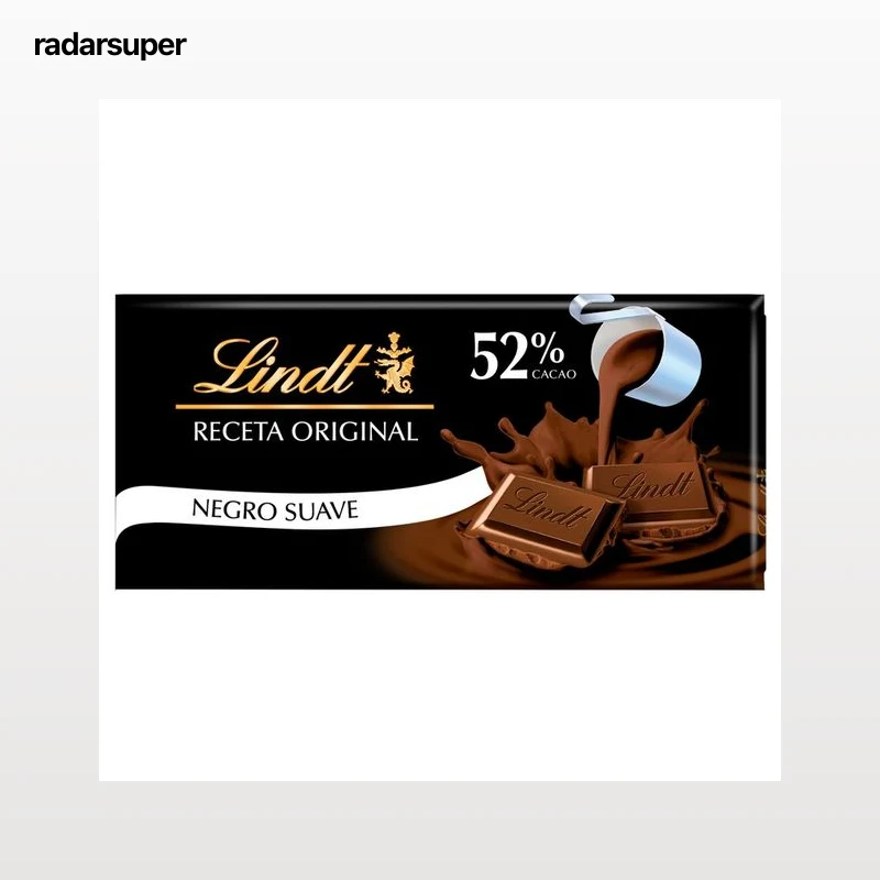 LINDT Chocolate negro 52 % 100 g.
