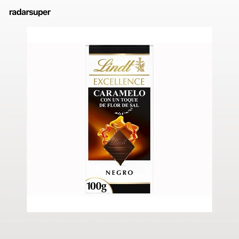 LINDT Chocolate negro 70 % cacao con sal 100 g.