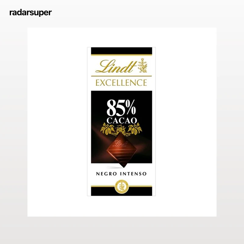 LINDT Chocolate negro (85% cacao) 100 g.