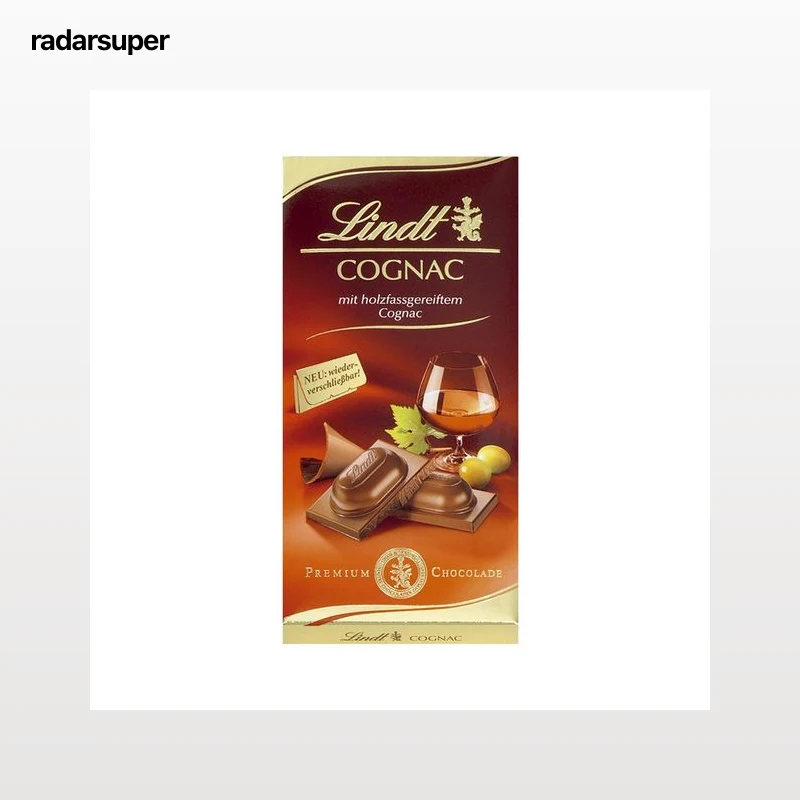 LINDT Chocolate relleno de Cognac 100 g.
