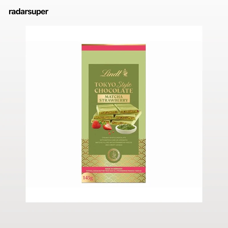 LINDT Chocolate Tokyo matcha fresa 145 g.