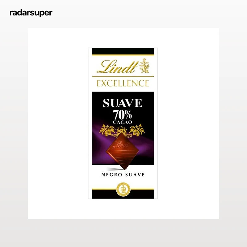 LINDT Excellence Chocolate negro 70% suave 100 g.