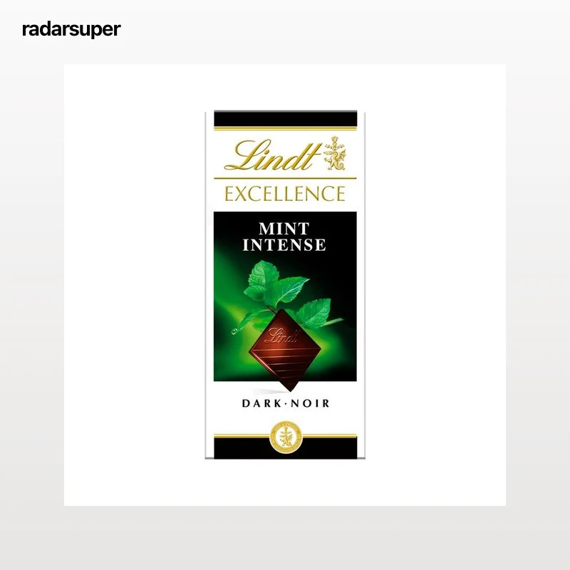 LINDT Excellence Chocolate negro con menta 100 g.