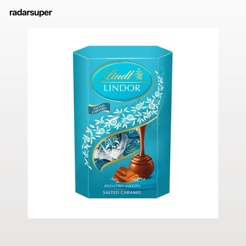 LINDT Lindor Bombones con caramelo y sal 200 g.