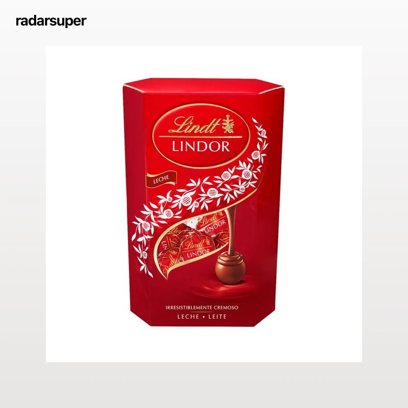 LINDT LINDOR Bombones de chocolate con leche 337 g.