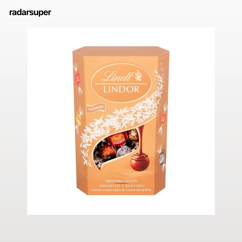 LINDT Lindor Surtido dorado de bombones 337 g.