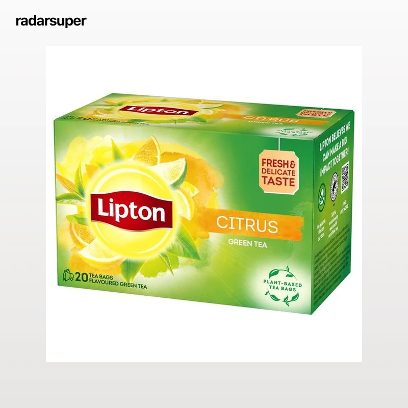 LIPTON Té verde citrus 20 uds, 36 g.