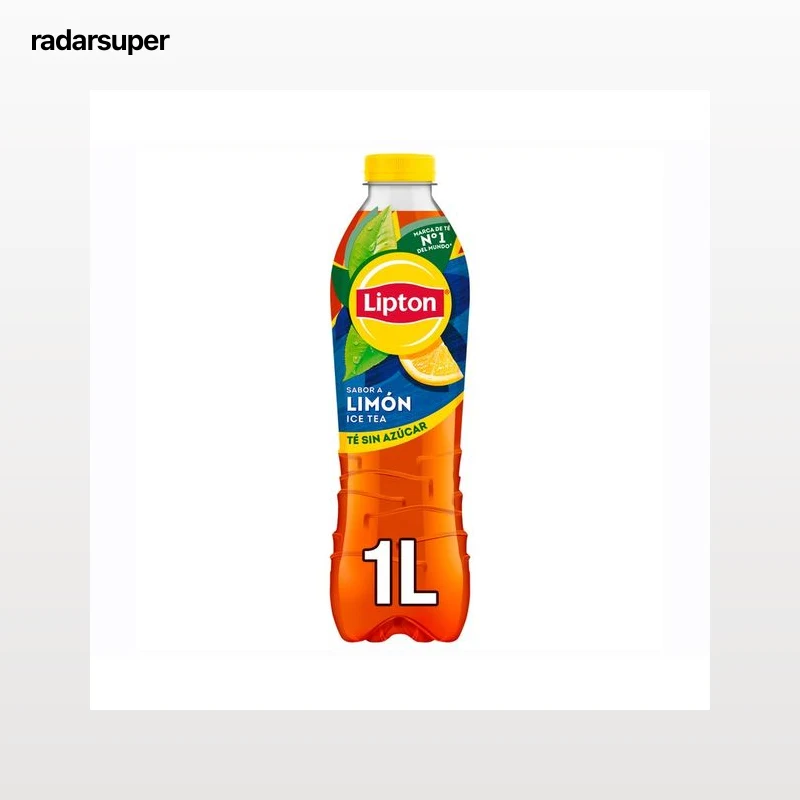 LIPTON Zero  Bebida de té al limón con extracto de stevia botella de 1 l.