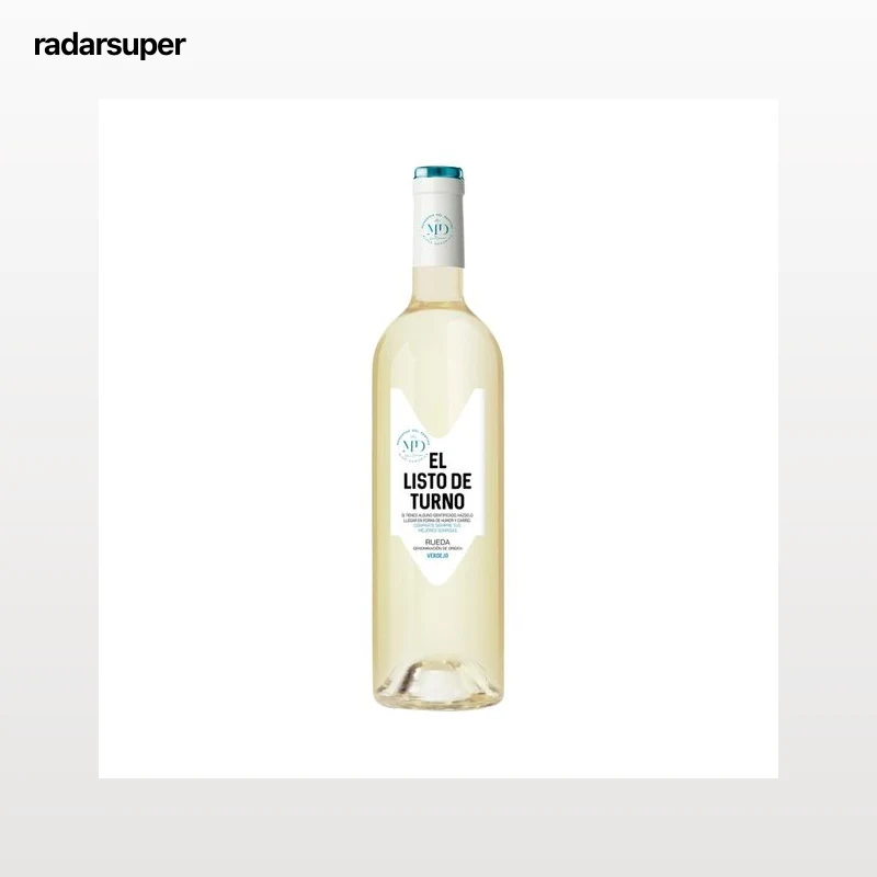 EL LISTO DE TURNO Vino blanco verdejo con D.O. Rueda botella 75 cl.