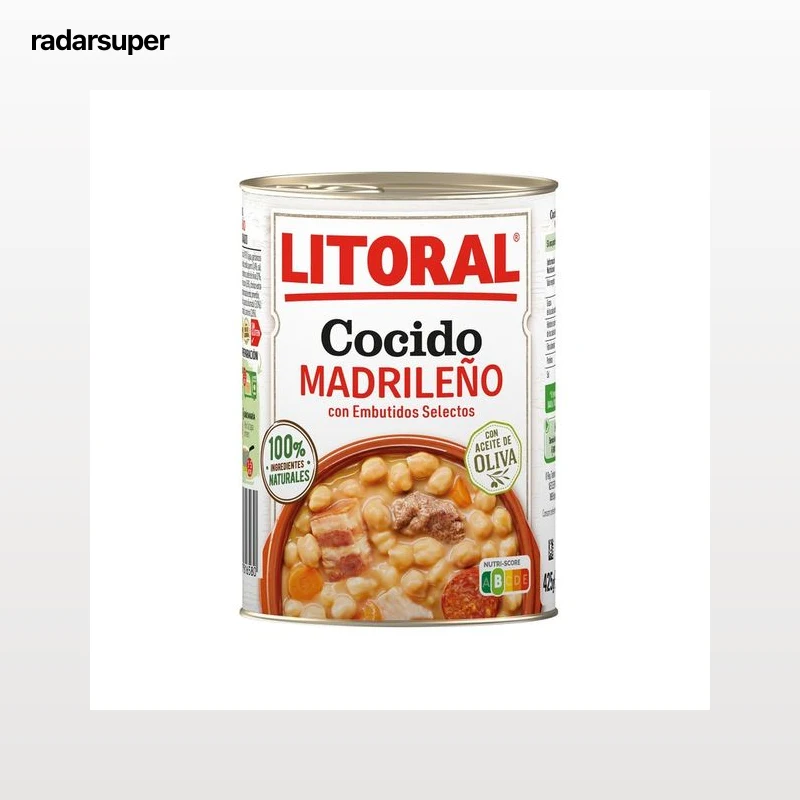 LITORAL Cocido Madrileño lata de 440 g.