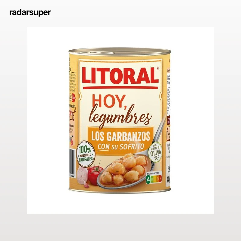 LITORAL Garbanzos cocinados al estilo de la abuela 440 g.