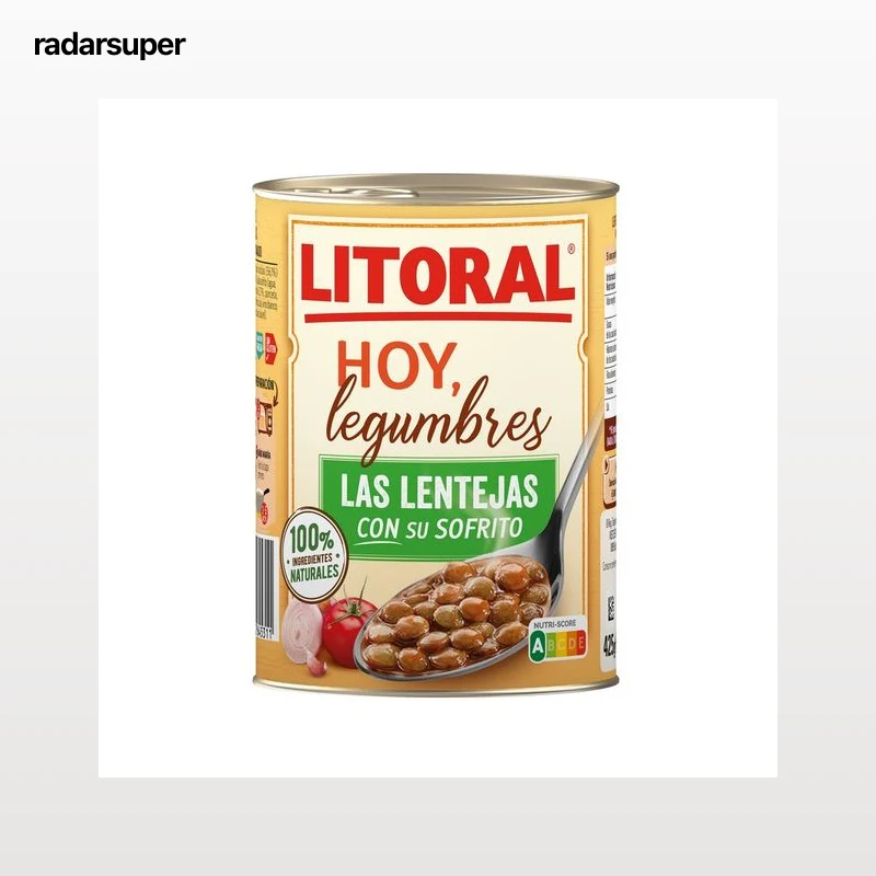 LITORAL Lentejas de la Abuela cocinadas 435 g.