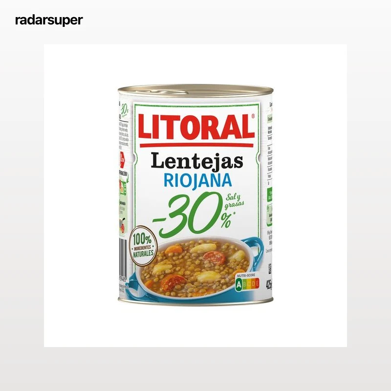 LITORAL Lentejas Riojanas 425 g.
