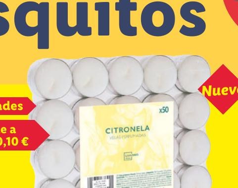 LIVARNO HOME Velas perfumadas Citronela