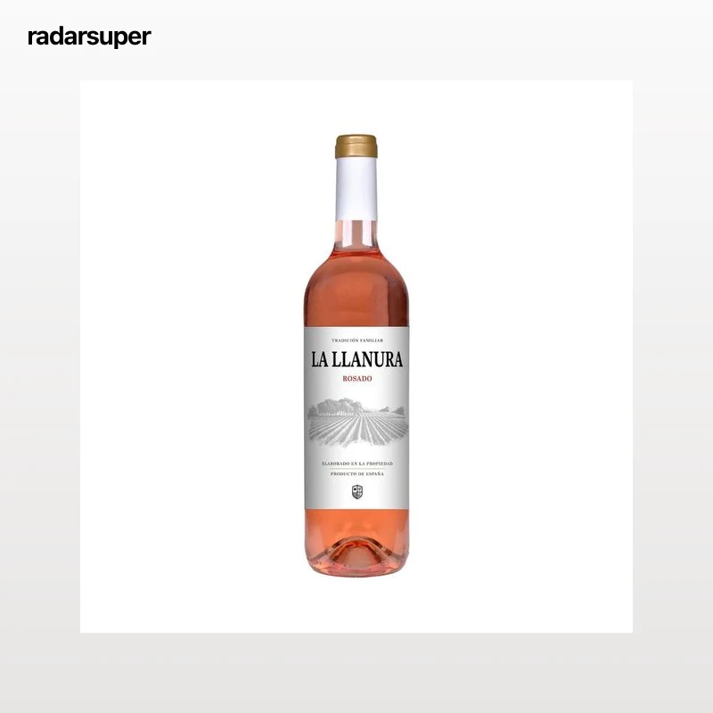 LA LLANURA  Vino rosado con D.O. La Mancha LA LLANURA botella de 75 cl.