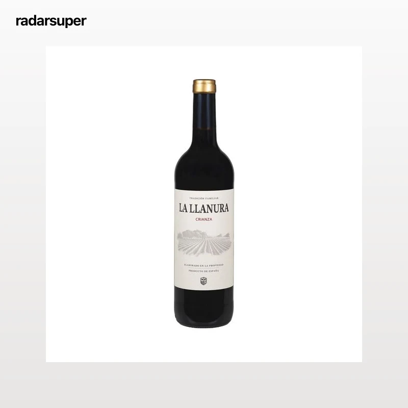 LA LLANURA  Vino tinto crianza con D.O. La Mancha LA LLANURA botella de 75 cl.