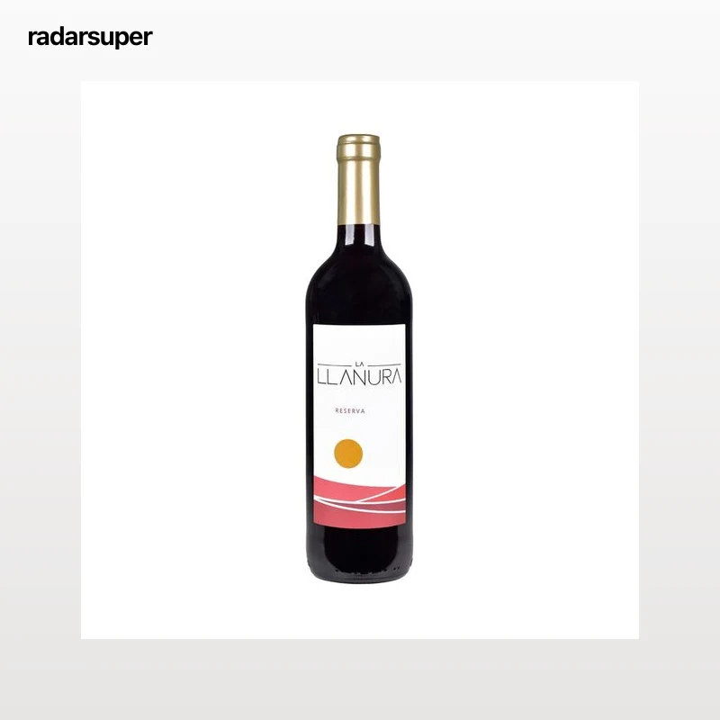 LA LLANURA  Vino tinto reserva con D.O. La Mancha botella 75 cl.