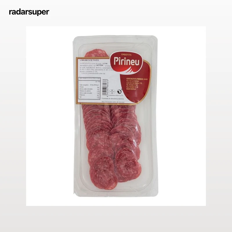 Llonganissa pages en lonchas Pirineu 100g