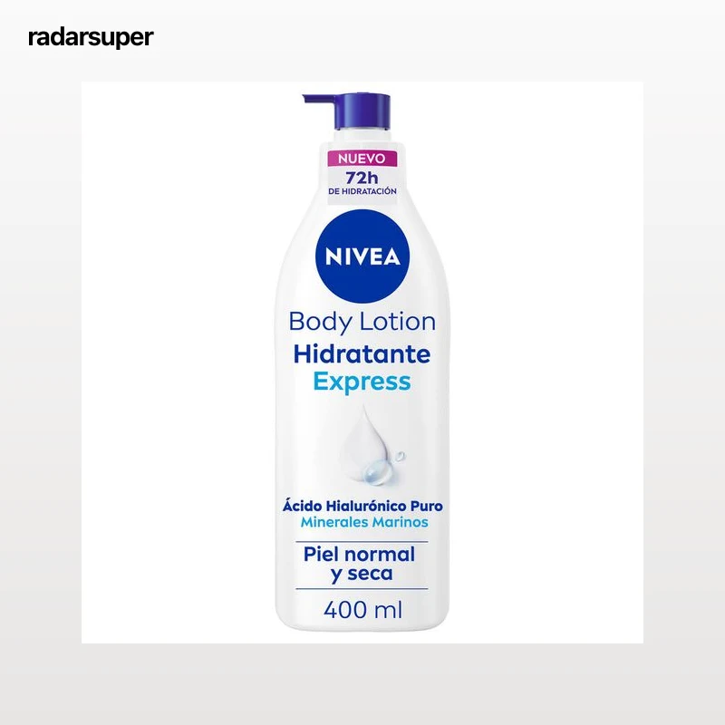 Loción corporal hidratante express para piel normal a seca Nivea 400ml