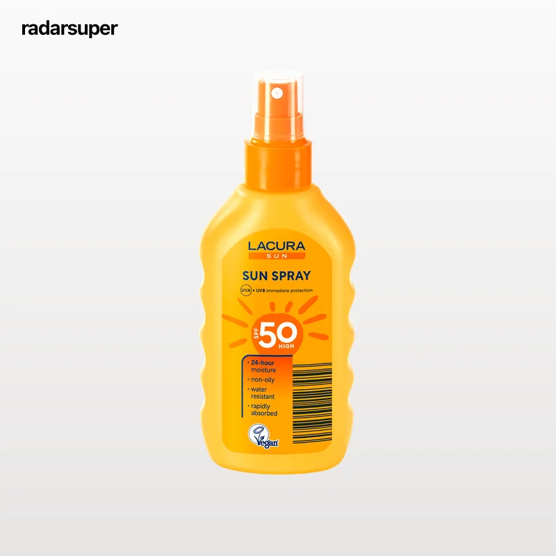 Loción solar en spray