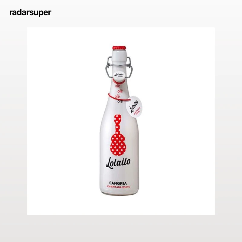 LOLAILO Sangría blanca con aromas cítricos y toques de melón LOLAILO Sofisticada botella de 75 cl.