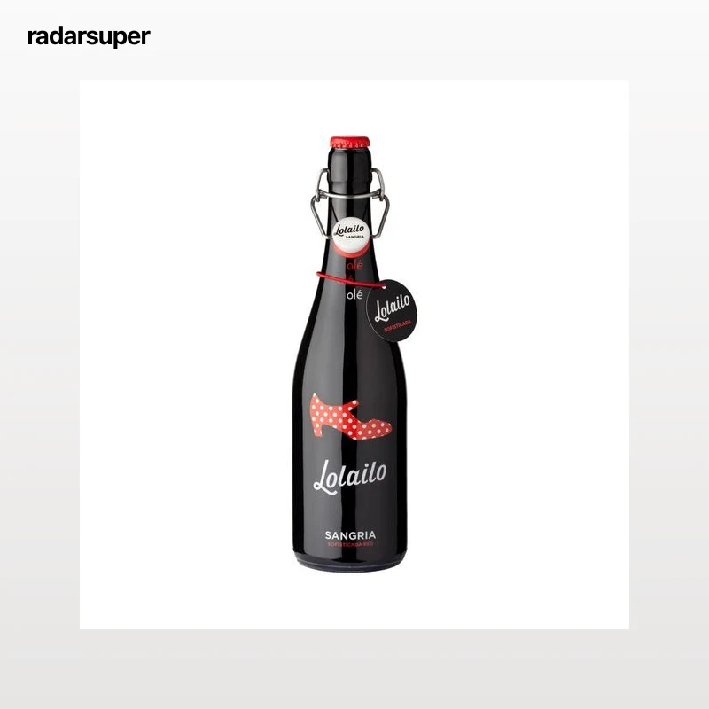 LOLAILO Sangria roja con aromas cítricos y notas de frutos rojos LOLAILO Sofisticada botella de 75 cl.