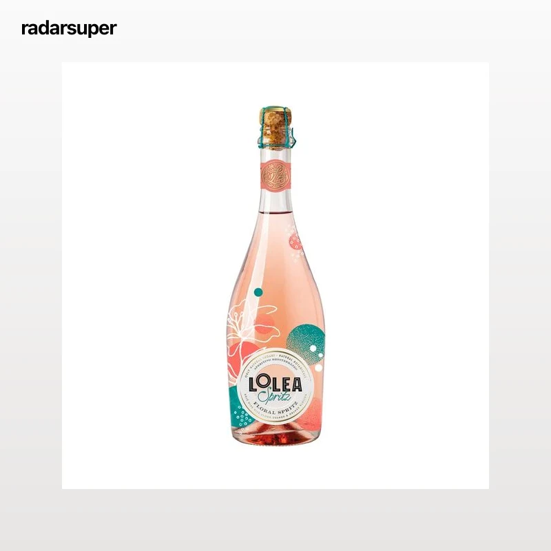 LOLEA Floral sprtiz Vino espumoso rosado con naranja sanguina y azahar botella 75 cl.