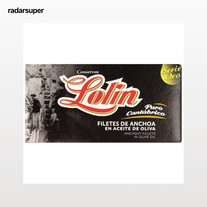 LOLIN Filetes de anchoa en aceite de oliva LOLIN 29 g.
