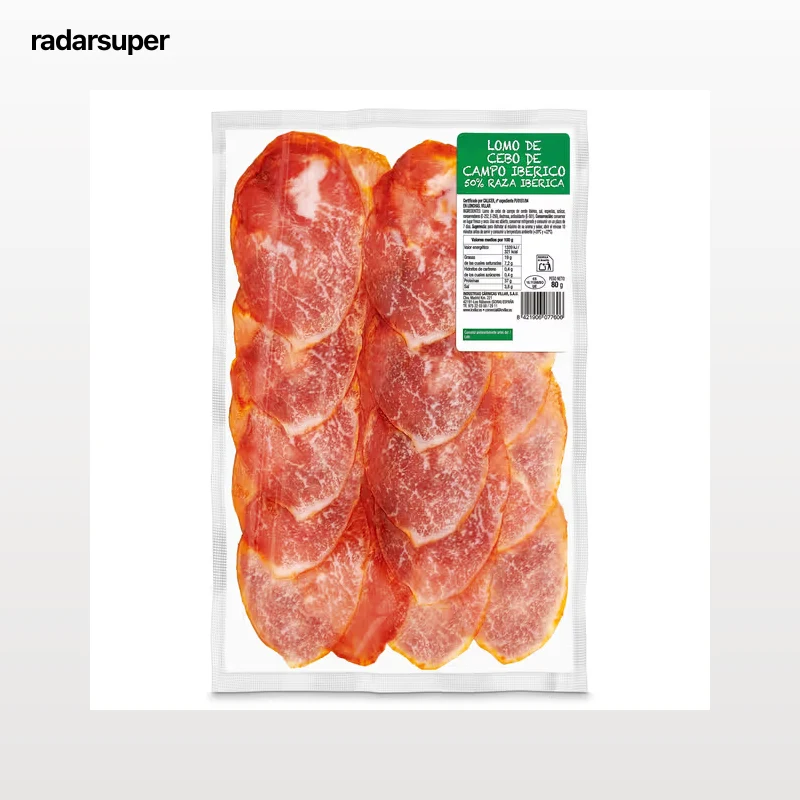 Lomo de cebo de campo ibérico Villar 80 g