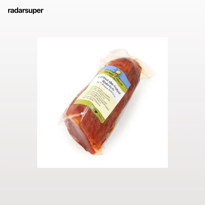 Lomo de Cebo Ibérico 50% Raza Ibérica Círculo de Calidad pieza de 400 g aprox