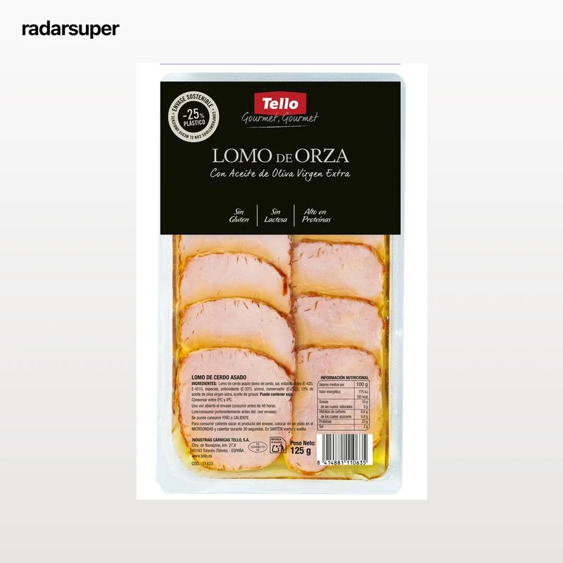 Lomo de orza Tello 125gr