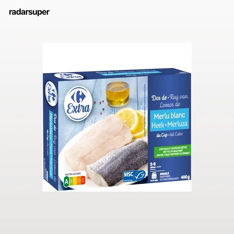 Lomos de merluza Carrefour Extra 400 g