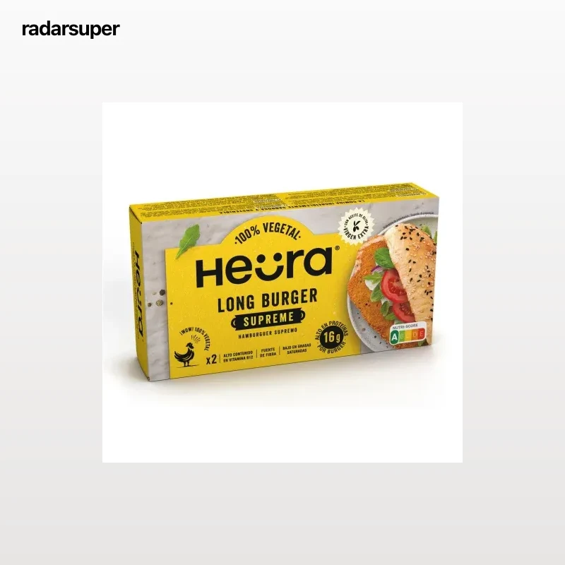 Long burger supreme Heura 210 g.