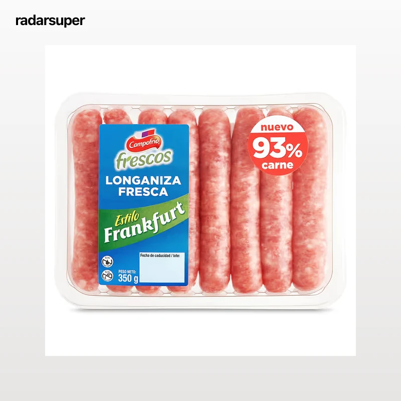Longaniza estilo frankfurt Campofrío 350 g