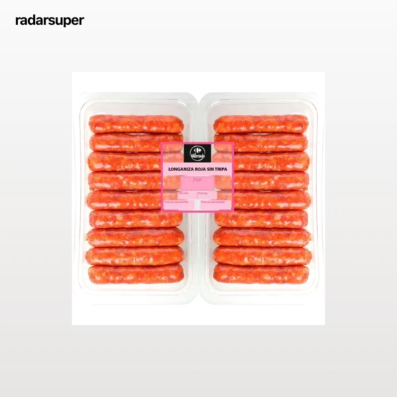 Longaniza roja fresca El Mercado 650 g