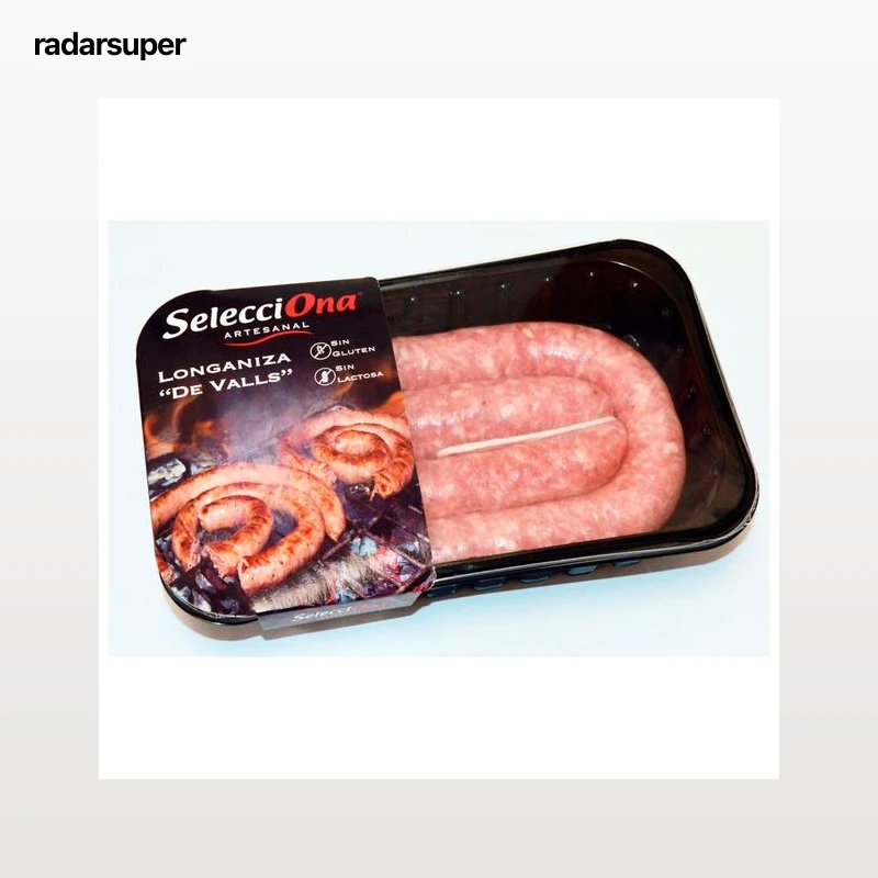 Longaniza "de Valls", elaboradas sin gluten ni lactosa SELECCIONA 500 g.