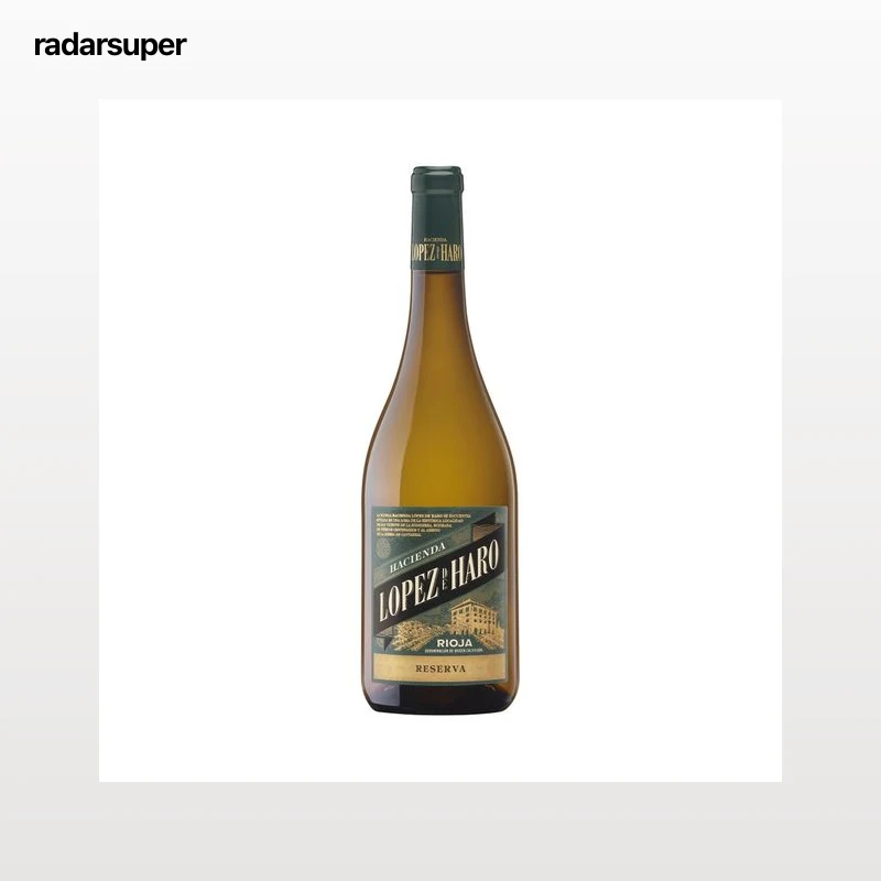 LOPEZ DE HARO Vino blanco reserva con D. O. Ca. Rioja botella 75 cl.