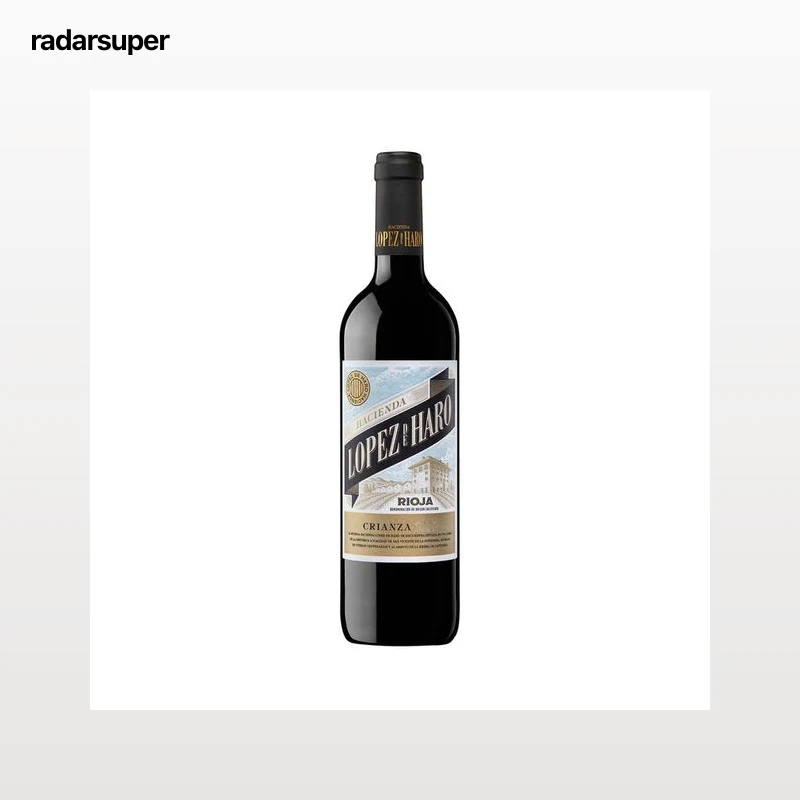 LOPEZ DE HARO  Vino tinto crianza con D.O. Ca. Rioja botella 75 cl.