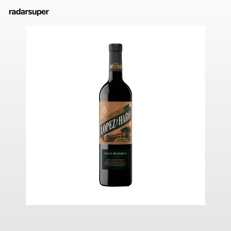 LOPEZ DE HARO  Vino tinto gran reserva con D.O. Ca. Rioja LOPEZ DE HARO botella de 75 cl.