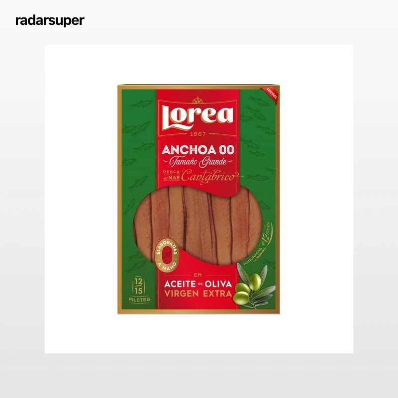 LOREA Filetes de Anchoa del Cantábrico en aceite de oliva 60g.