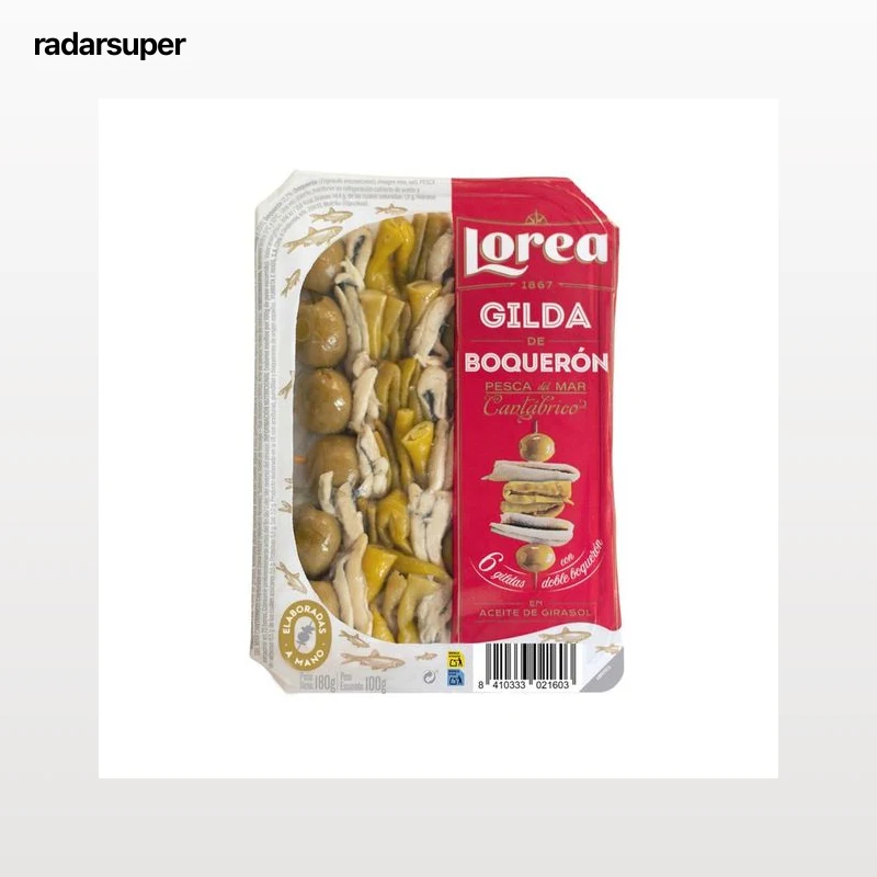 LOREA Gildas de boquerón del Cantábrico 100 gr.