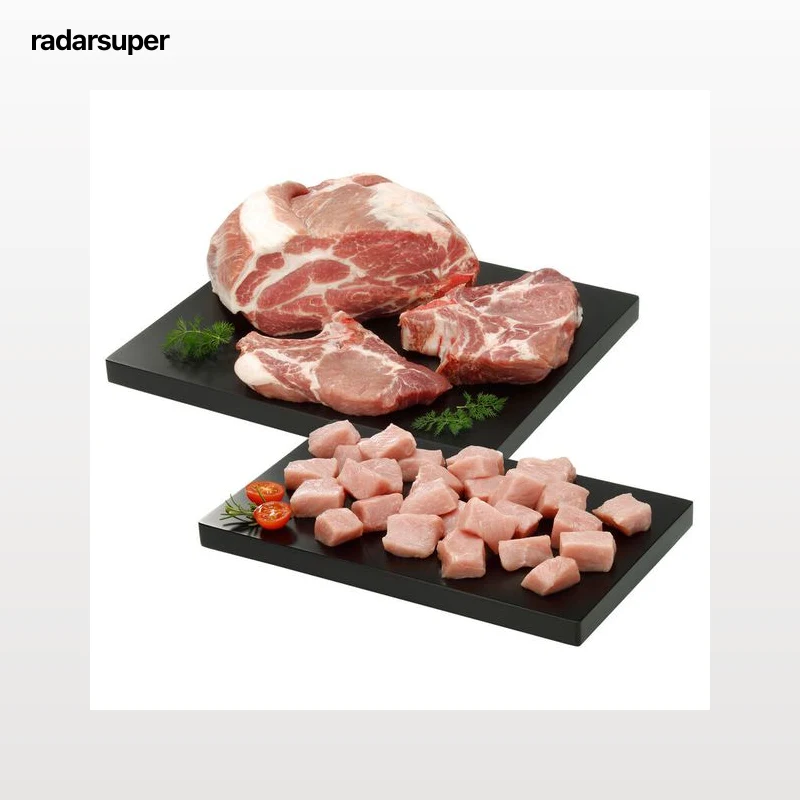 LOTE 1kg de magro + 1kg de aguja de cerdo