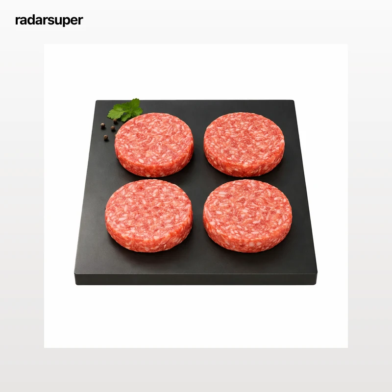 LOTE de 4 unidades de Burguer meat de vacuno 150g/ud