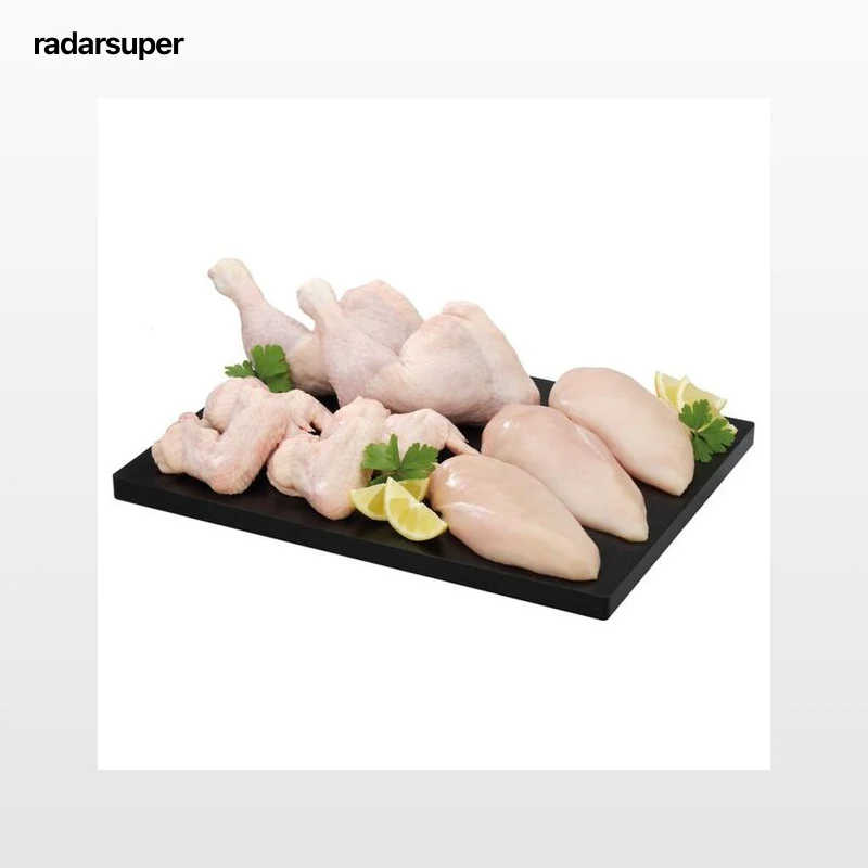 LOTE de pollo 1 kg pechugas + 1 kg de traseros + 1 kg de alas