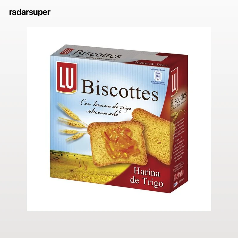 LU Biscottes tostadas de harina de trigo 300 g.