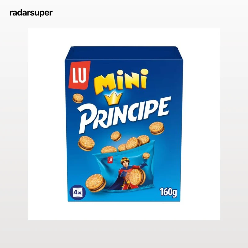 LU, PRÍNCIPE Mini Galleta rellenas de chocolate pack 4 uds. 40 g.