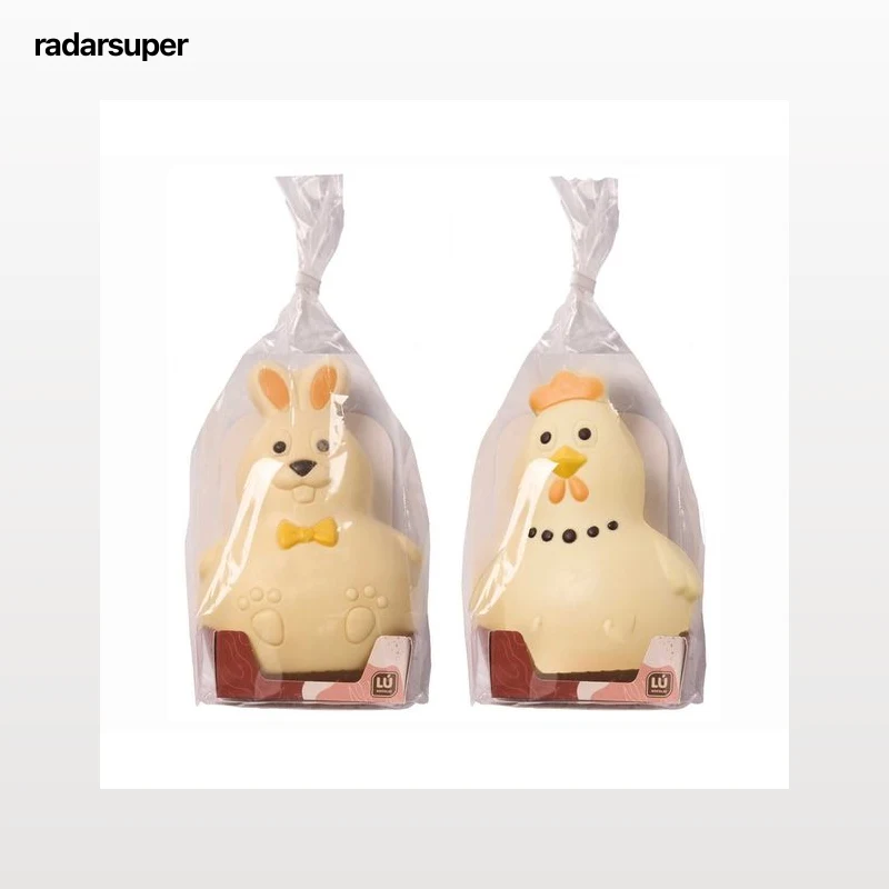 LÚ XOCOLAT Gallina de Pascua de chocolate blanco 250 g.