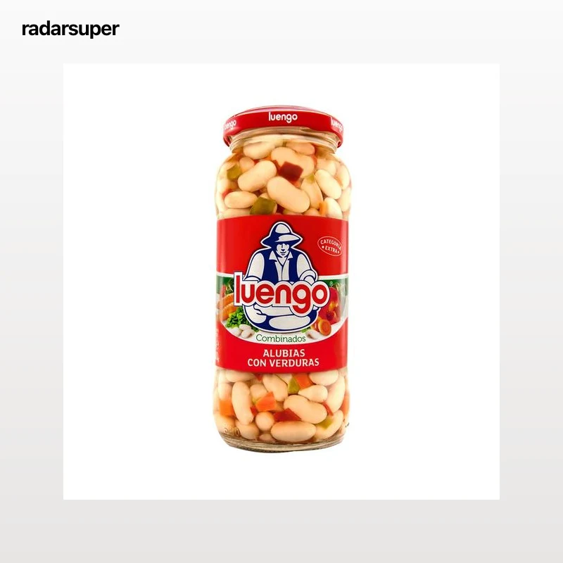 LUENGO Alubia cocida con verduras 400 g.